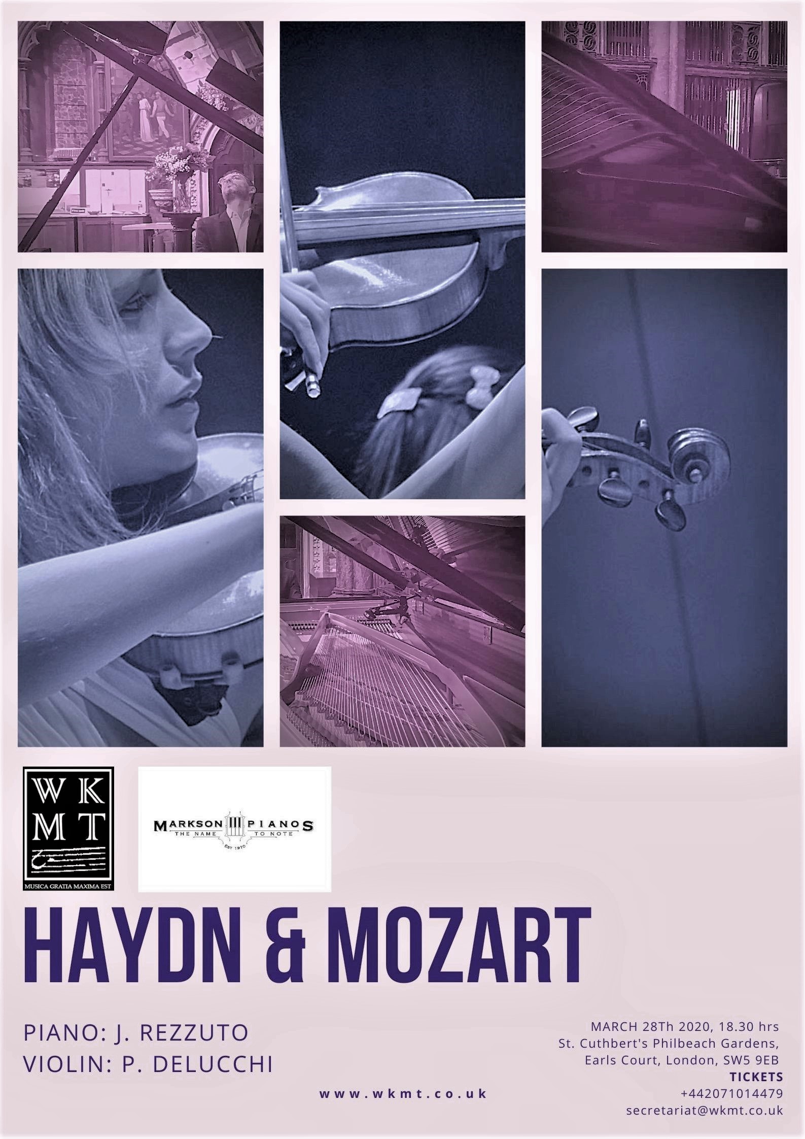 Recording Mozart and Joseph Haydn famous concertos